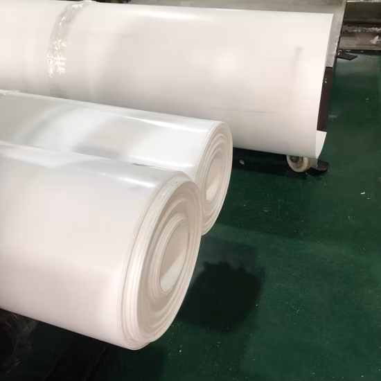 Precio de fábrica Extrusora de varilla de PTFE POM PTFE Hoja raspada Varilla de PTFE
